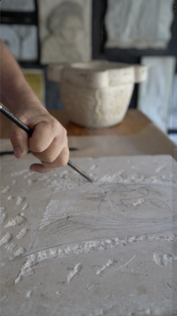 Oficina de artesanato com o mestre pedreiro 2